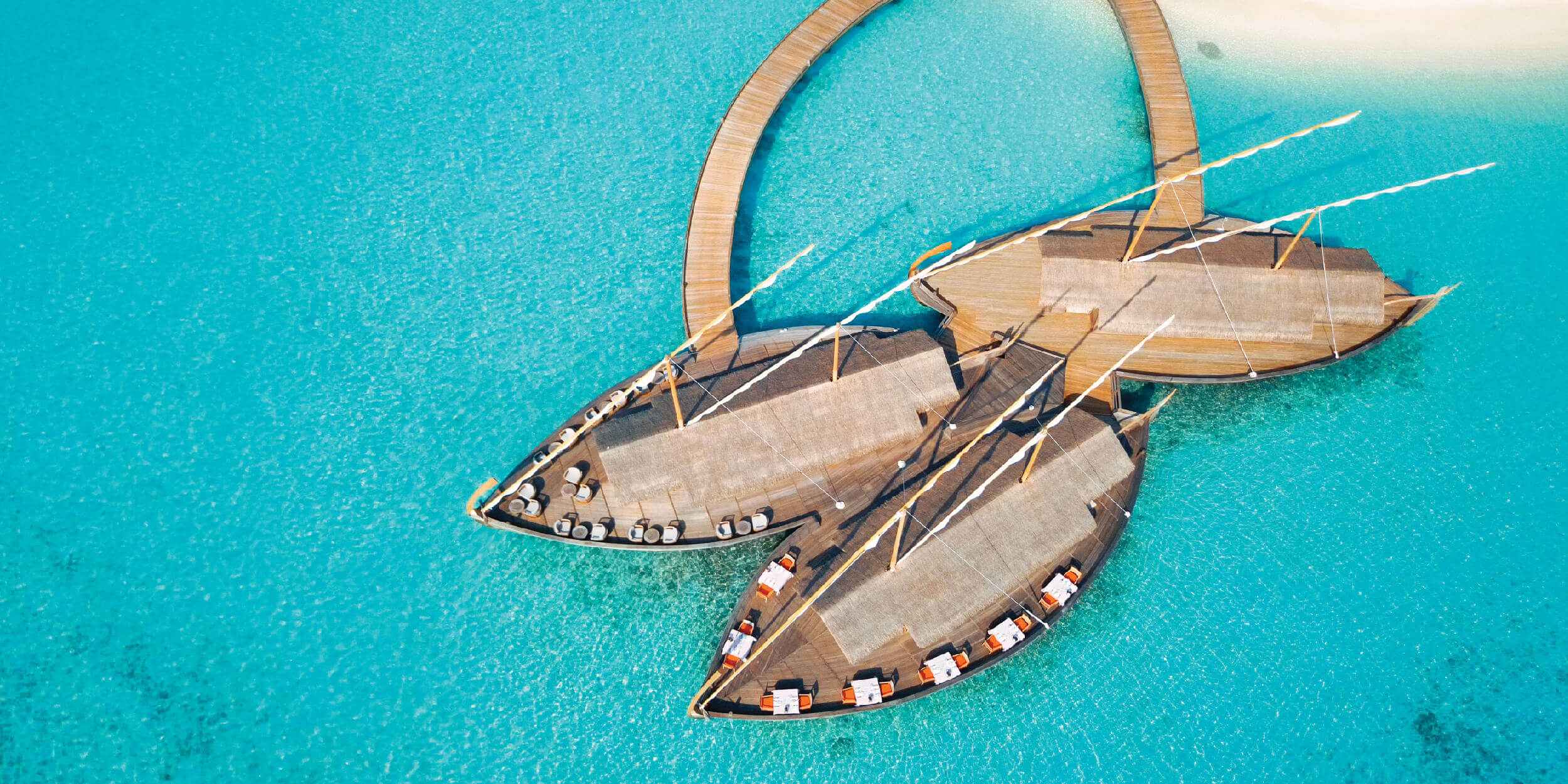 Aerial view of Milaidhoo island